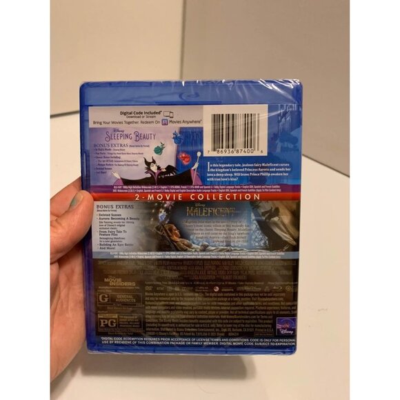 Sleeping Beauty/ Maleficent Collection Blu Ray / DVD - Picture 2 of 2